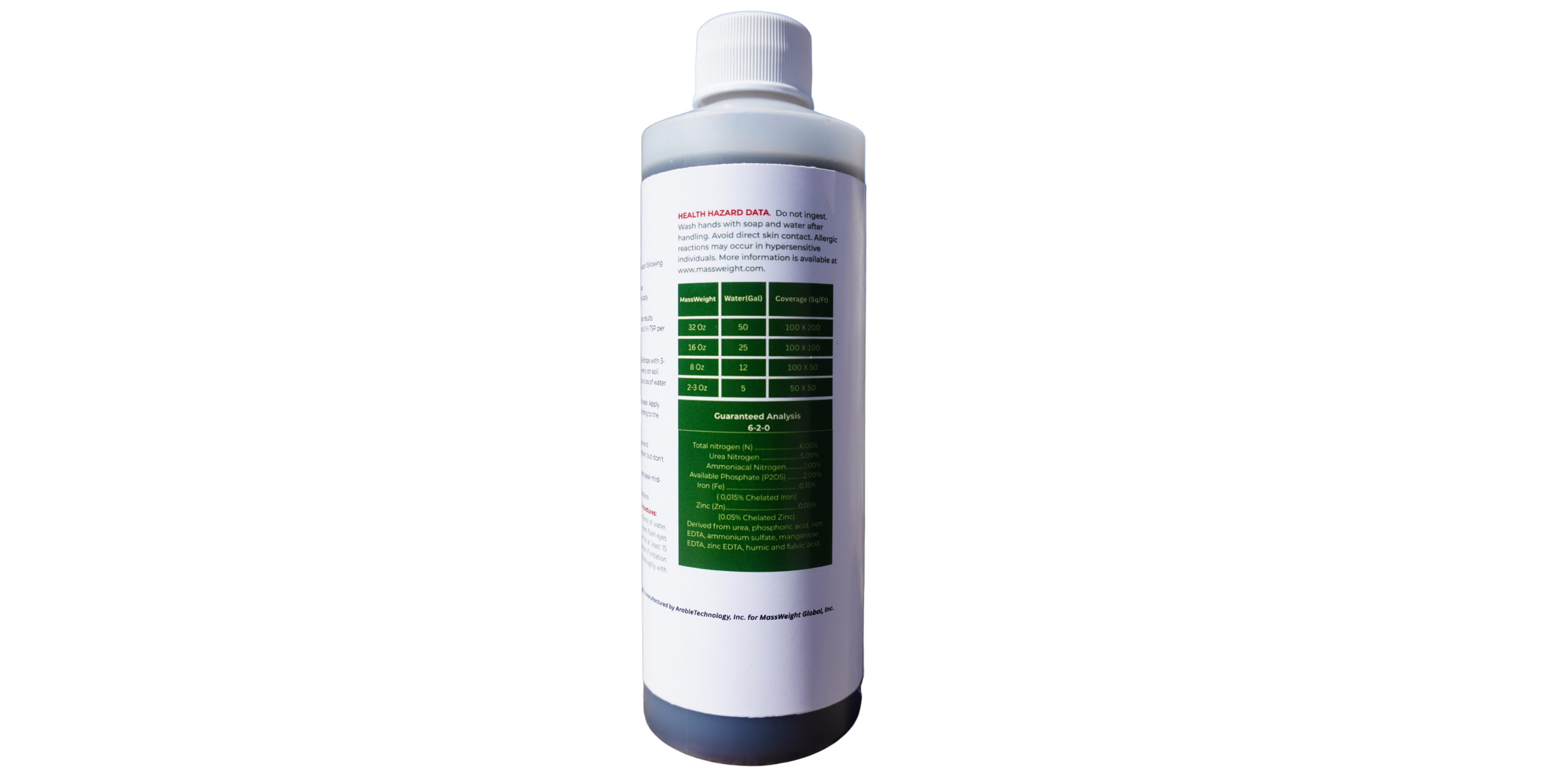 Mass Weight 8oz Bottle